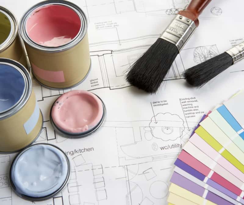 materials of the commercial painting project