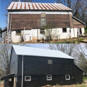 barn painting project