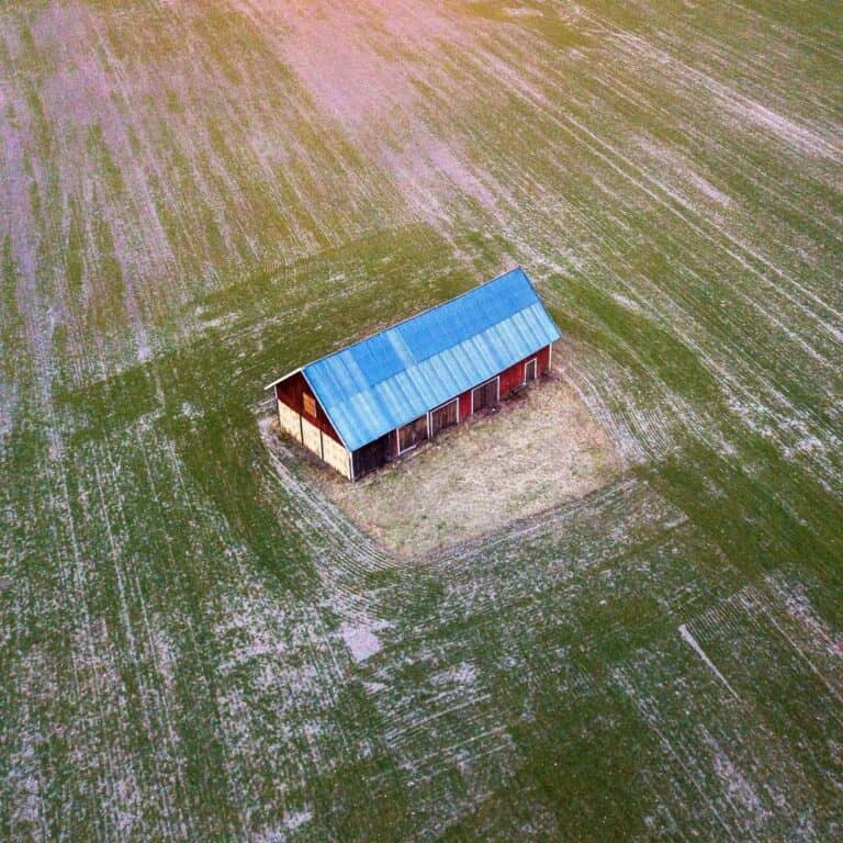 a beautiful barn